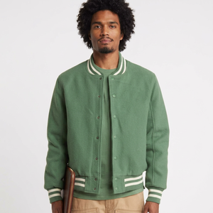 2025 Customized Logo Printed <b>Men's</b> Jackets High Quality for Winter Season Low MOQ Lettermen Jacket for <b>Men</b> - Product Image 1