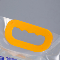 Sac de stockage d'eau en LDPE de 5 L, conteneur d'eau pliable portable pour la randonnée et le camping avec bec verseur
