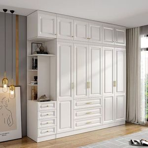 Armario de Dormitorio 2025, Muebles de Dormitorio de Diseño <span class=keywords><strong>Interior</strong></span> Moderno, Armario de Almacenamiento de Madera de Fácil Instalación - Product Image 6