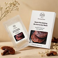 Masque Facial Revitalisant Anti-Âge au Ganoderma Reishi Fermenté Stérilisé, Réparateur des Rides Fines, Hydratant, Lissant, Raffermissant et Rajeunissant