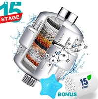 Filtre de douche BEST 15 20 étages avec filtres de douche à la vitamine C pour eau dure Technologie unique de charbon actif en coquille de noix de coco