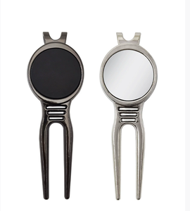 Haute qualité Golf produits Bronze Antique en vrac blanc pas cher Clip vert Golf fourche réparation balle métal Golf Divot outil - Product Image 2