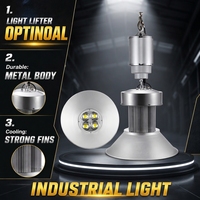 Éclairage LED Industriel Commercial à Télécommande pour Ateliers et Hangars – Projecteur LED Industriel à Télécommande