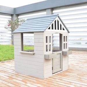Casa de Juegos de Madera para Niños, Casa de Juegos Infantil de Madera para Exteriores - Product Image 2