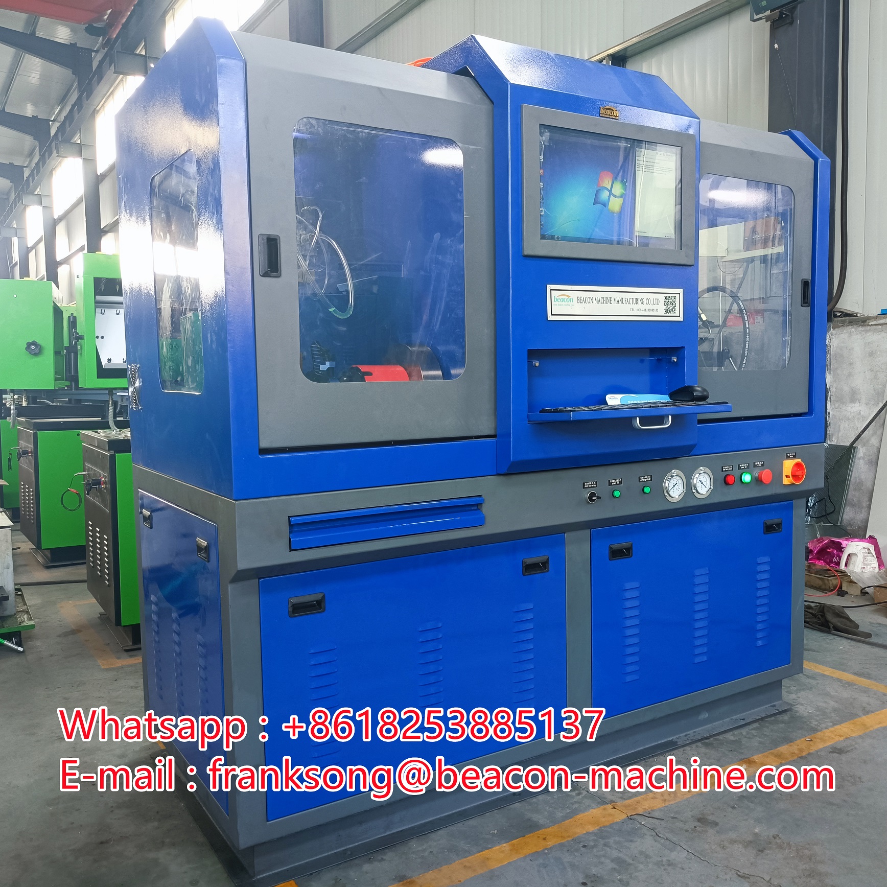 Máy Bơm Đường Ray Thông Dụng CR1016 Và Máy Thử Áp Lực Có Chức Năng Eup/Eui Cam Box Heui
