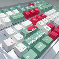 Factory OEM Keycaps Arabic Letters Coral Sea Theme Dye-Sublimation Heat Transfer XDA Profile Mechanical Keyboard Keycap English