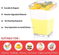 Produits tendance 2024 nouveautés tasse à dessert en forme d'oeuf en plastique jetable Offre Spéciale avec couvercle 4 oz