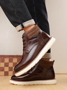 2025 chaussures décontractées en cuir confortables imprimées en vrac pour les visites de cafés pendant les loisirs - Product Image 3