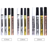 Marqueur de peinture Sakura 4 couleurs avec pointe de 0,7/1,0/2,0 mm, couleurs pour sceau de cire