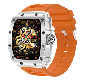 Montre connectée TK70 avec écran AMOLED 1,76 pouces 320x385, moniteur d'oxygène sanguin, suivi d'activité, réveil au poignet, plusieurs bracelets - Product Image 3