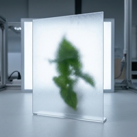Panneau diffuseur de lumière en polycarbonate texturé givré pour boîte lumineuse publicitaire LED