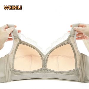 In lattice da donna Plus Size Minimizer reggiseni Push-up senza fili biancheria intima sesso pizzo Lingerie B cd Cup - Product Image 5