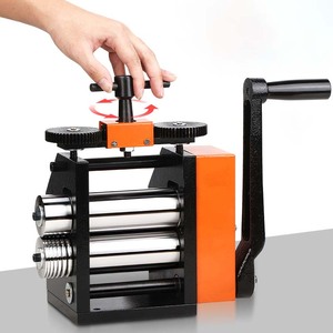 เครื่องรีดโลหะเครื่องทำเครื่องประดับ-เครื่องกดครึ่งวงกลมสี่เหลี่ยมสำหรับสร้อยข้อมือทอง/เงินการขึ้นรูปแท่งวาดลวด - Product Image 2