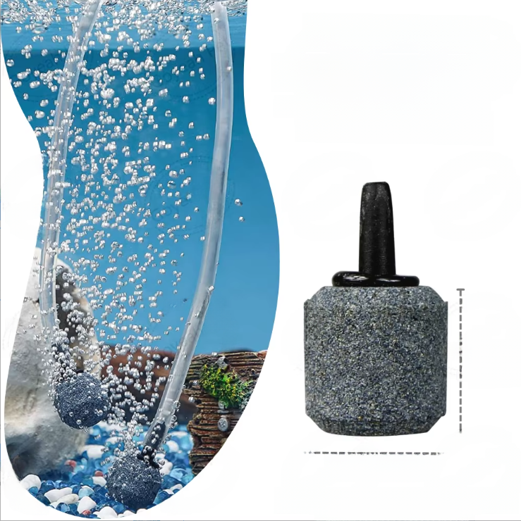 [2] Grey Cylinder Air Stone