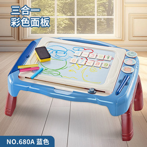 Tablero de dibujo para niños, tablero de escritura magnético de plástico borrable para educación temprana, juguete Unisex de 2 a 6 años - Product Image 2