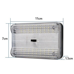 Luces de techo interiores de <span class=keywords><strong>coche</strong></span> 12V 36 <span class=keywords><strong>bombillas</strong></span> <span class=keywords><strong>LED</strong></span> techo de vehículo blanco lámpara de iluminación <span class=keywords><strong>LED</strong></span> luz de lectura de <span class=keywords><strong>coche</strong></span> con interruptor nuevo Dropshipping - Product Image 2