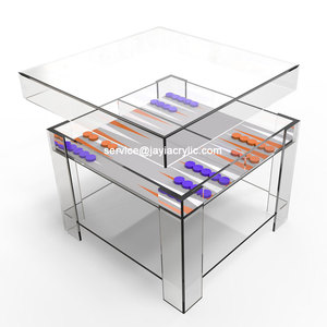 Guangdong Acrylic Factory Custom Luxury Lucite Educational Game <strong>Board</strong> Crystal Acrylic <strong>Chess</strong> Backgammon <strong>Board</strong> <strong>Table</strong> - Product Image 5