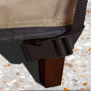 Housse de protection imperméable en tissu Oxford 600D pour meubles, style moderne, empilable, pour chaise et canapé de patio, anti-poussière - Fabriquée en polyester durable - Product Image 4