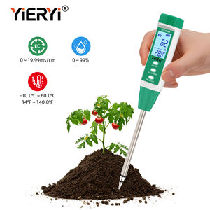 Penguji suhu kadar air EC tanah akurat | Pengukur konduktivitas tanah profesional untuk pertanian - Product Image 1