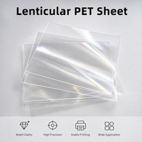 Feuilles PET lenticulaires 3D 50LPI, épaisseur 0,6 mm, feuille en plastique PET, impression UV, lenticulaire 3D