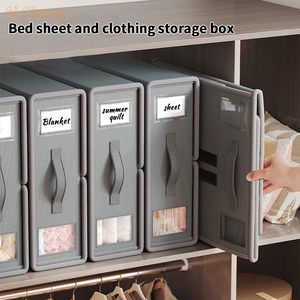 Juego de Sábanas de Cuatro Piezas de Tela Oxford Gruesa de Gran Capacidad para Guardarropa, Almacenamiento y Organización Clasificada - Product Image 2