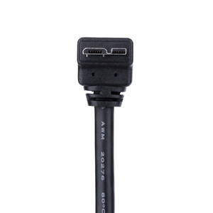 Cable de datos Lung Kay USB 3.0 AM a Micro de ángulo recto, negro, transferencia de alta velocidad para disco duro externo - Product Image 3