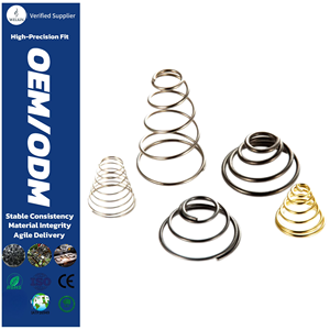 Conical Springs Tapered Compression Stainless Steel <b>Battery</b> Contacts Flashlight Remote Control <b>Terminal</b> Hanger Plate - Product Image 1