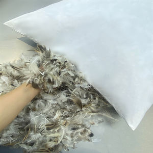 Coussins et oreillers décoratifs 55x55CM pour la maison 	 Coussins en plumes de canard gris - Product Image 4