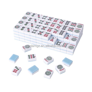 Tuiles de Mahjong vierges à paillettes jaunes, thèmes Noël, Émeraude, Plage, Océan, <span class=keywords><strong>Coccinelle</strong></span> porte-bonheur, rose, Paris, <span class=keywords><strong>Orange</strong></span>, Palm Royale - Product Image 4