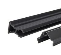 Profilé en plastique PVC extrudé pour l'extérieur, type de moulage par extrusion pour découpe sur mesure