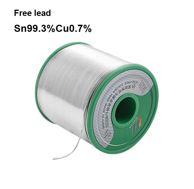 Professional Factory Sn99.3% Cu0.7% OEM Tin Solder Wire Welding Tools 100 0.8mm Wire Lead-Free Tin solder wire