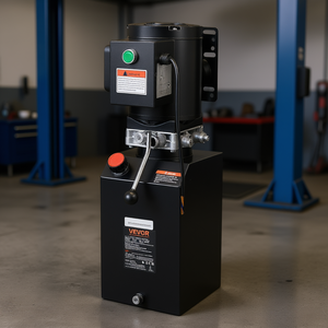 Unidad de potencia de bomba hidráulica Vevor de 15 cuartos (6.3 L) con flujo mínimo de aceite de 22 MPa y presión máxima para elevación de automóviles y camiones - Product Image 2