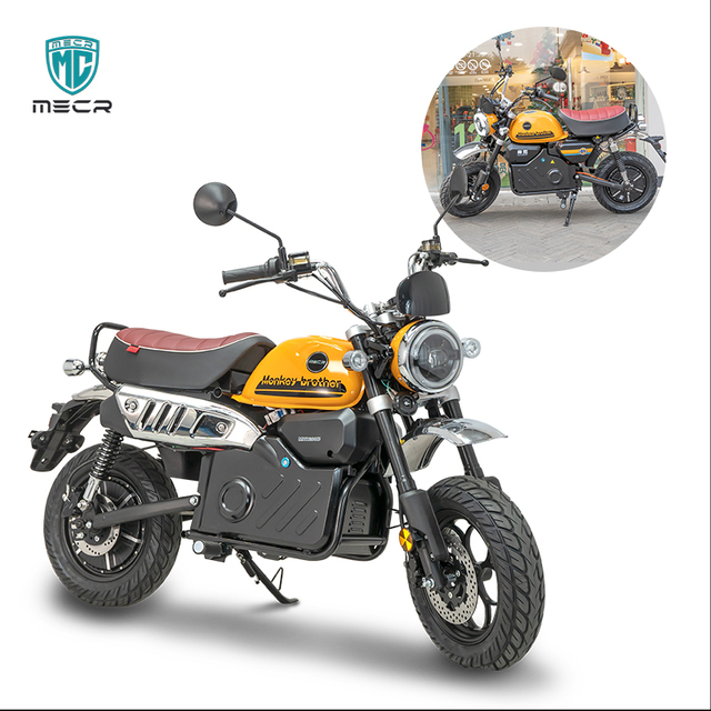 MECR Monkey Sold Directly Manufacturer Currently Hot Sale Electric Motorcycle 72V 1200W In-wheel Motor Adult Motorcycle