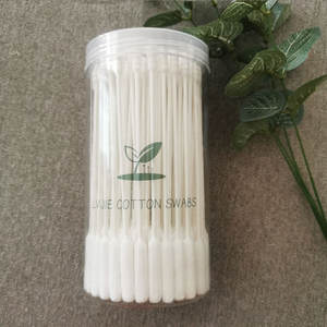 Экологически чистая бумажная палочка, большая одна боковая цилиндрическая головка, одна боковая цилиндрическая бумажная палочка, чистые длинные ватные палочки - Product Image 5