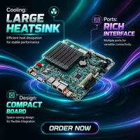 Carte mère industrielle Mini ITX Intel Celeron J6412 DDR4 VGA HD LVDS PCIe X4 2 LAN 2 RS232 485 422 COM WIN10 11 Linux Edge AI