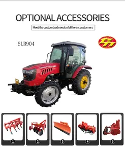 90HP traktör traktor satın ucuz çok fonksiyonlu traktör fiyat 80 hp 90 hp 100 hp tarım traktörleri tarım 4wd için