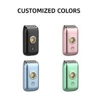 Rasoir portable RUCHA rechargeable par USB, rasoir sans fil pour la tête, mini rasoir à grille pour hommes