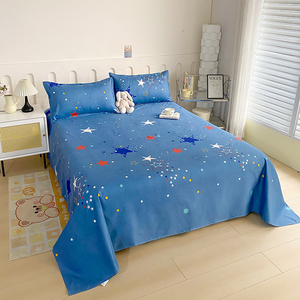 Parure de draps imprimés en microfibre ultra-fine pour lit simple <span class=keywords><strong>et</strong></span> double, idéale pour dortoirs étudiants – Nouveauté très demandée - Product Image 6