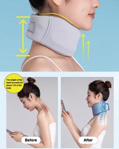 Protector masajeador de hombros y cuello cervical transpirable portátil al por mayor para aliviar el dolor de cuello masajeador - Product Image 6