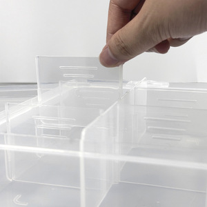 Thickened Plastic Flip Top Storage Box 300x200x60mm Transparent With Lid Stackable For Small Parts Tools - Product Image 3