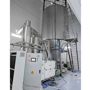 Secador centrífugo do pulverizador do aço inoxidável com núcleo do PLC do motor de alta eficiência para o fertilizante orgânico do pó do café (material do Ti) - Product Image 6