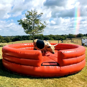 Toro mecánico inflable gigante para niños, máquina de rodeo para eventos al aire libre - Product Image 1