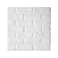 NAYA Panneaux muraux 3D modernes étanches à l'humidité Matériau PVC 50*50cm Panneau mural tridimensionnel