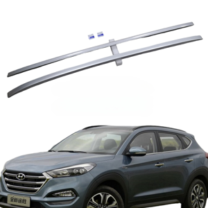 Rieles de Techo de Plástico ABS YH-C-118 <span class=keywords><strong>para</strong></span> <span class=keywords><strong>Hyundai</strong></span> <span class=keywords><strong>Tucson</strong></span>, Portaequipajes <span class=keywords><strong>para</strong></span> Techo de Auto - Product Image 1