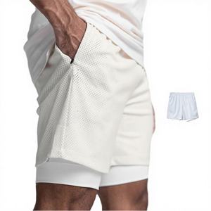 Pantalones Cortos Deportivos de Malla Transpirable de Secado Rápido de Dos Capas para Exteriores con Bolsillos, Cómodos y de Moda, Ideales para Gimnasio - ¡Gran Oferta! - Product Image 4