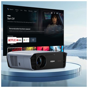 2025 OEM High-Brightness <b>Android</b> 4K Smart Wi-Fi LCD <b>Projector</b> Portable LED 1080P for Home & Classroom 2G RAM - Product Image 1