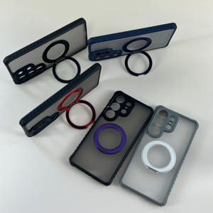 Cover per Telefono con Supporto Magnetico Opaco Rotazione a 360 Gradi Custodia Personalizzata per iPhone 17 16 15 14 13 12 11 Pro Max - Product Image 1