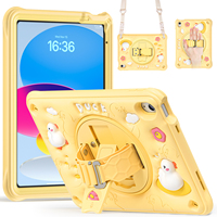 Étui pour tablette à fente pour stylo avec bandoulière pour Ipad 10th 10 génération 10.9 pouces étui pour enfants