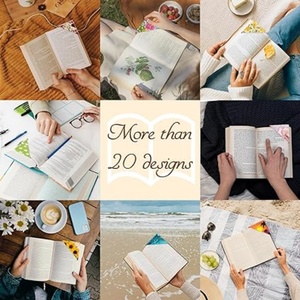 Handmade Retro <b>Bookmarks</b> with Genuine PU Leather Removable Embossed Triangle Corner for Book Reading Gift - Product Image 3