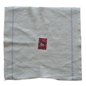 Pano de Limpeza de Chão em Algodão 100% Reciclado, Cor Branca, com Costura Reforçada e Abertura para Botão - Product Image 2